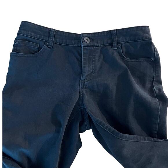 Chico's Platinum Denim Black Jeans Cotton & Spandex Blend Woman's Size 0 - Picture 3 of 8